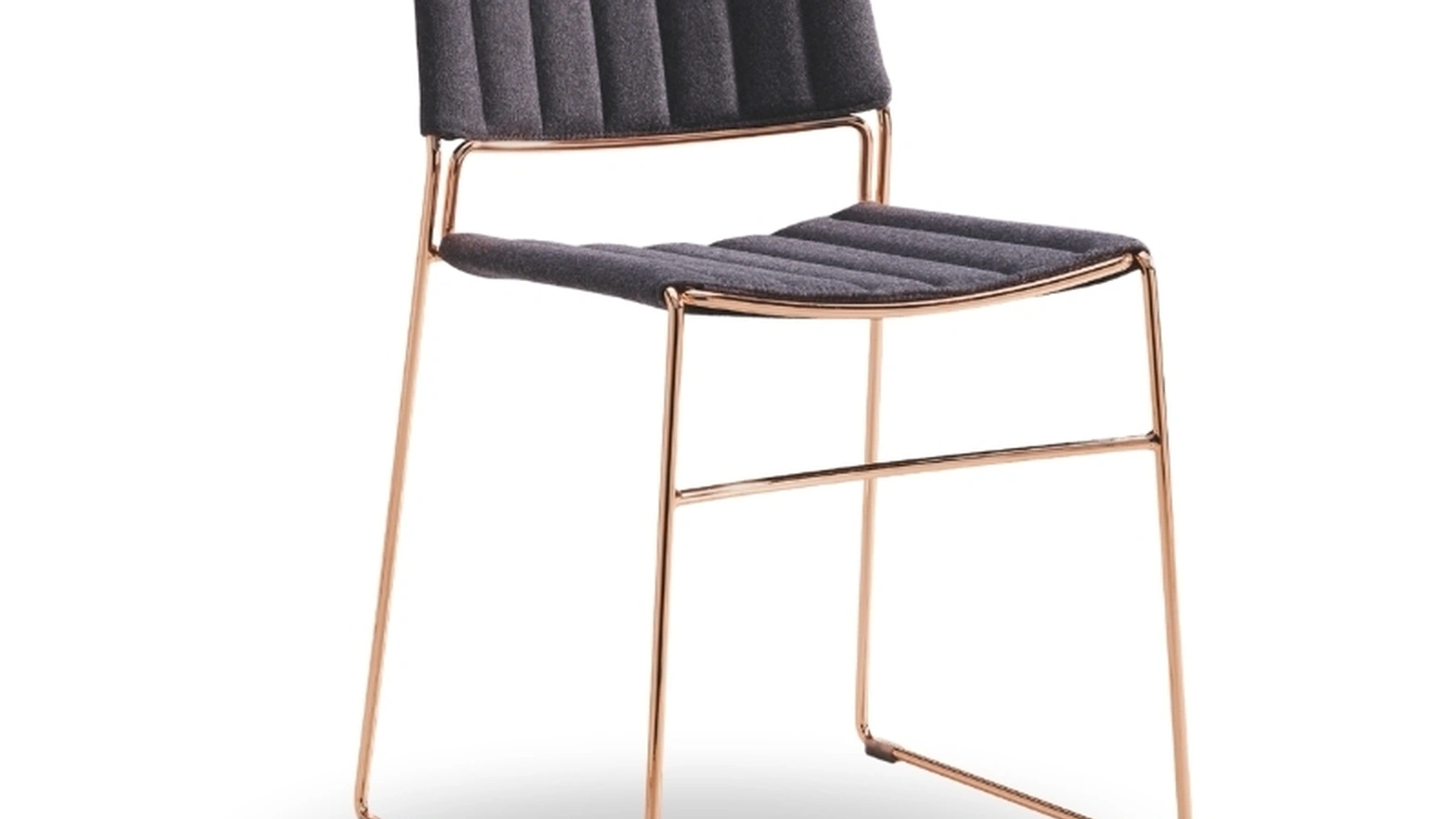 Sedia in tessuto Slim di Midj