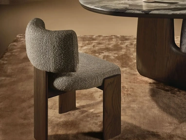 Sedia Trine in tessuto imbottito di Nature Design