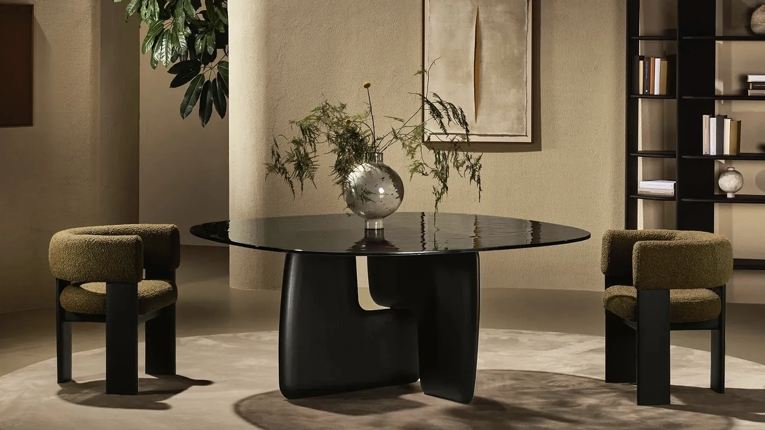 Tavolo Balance Glass di Nature Design