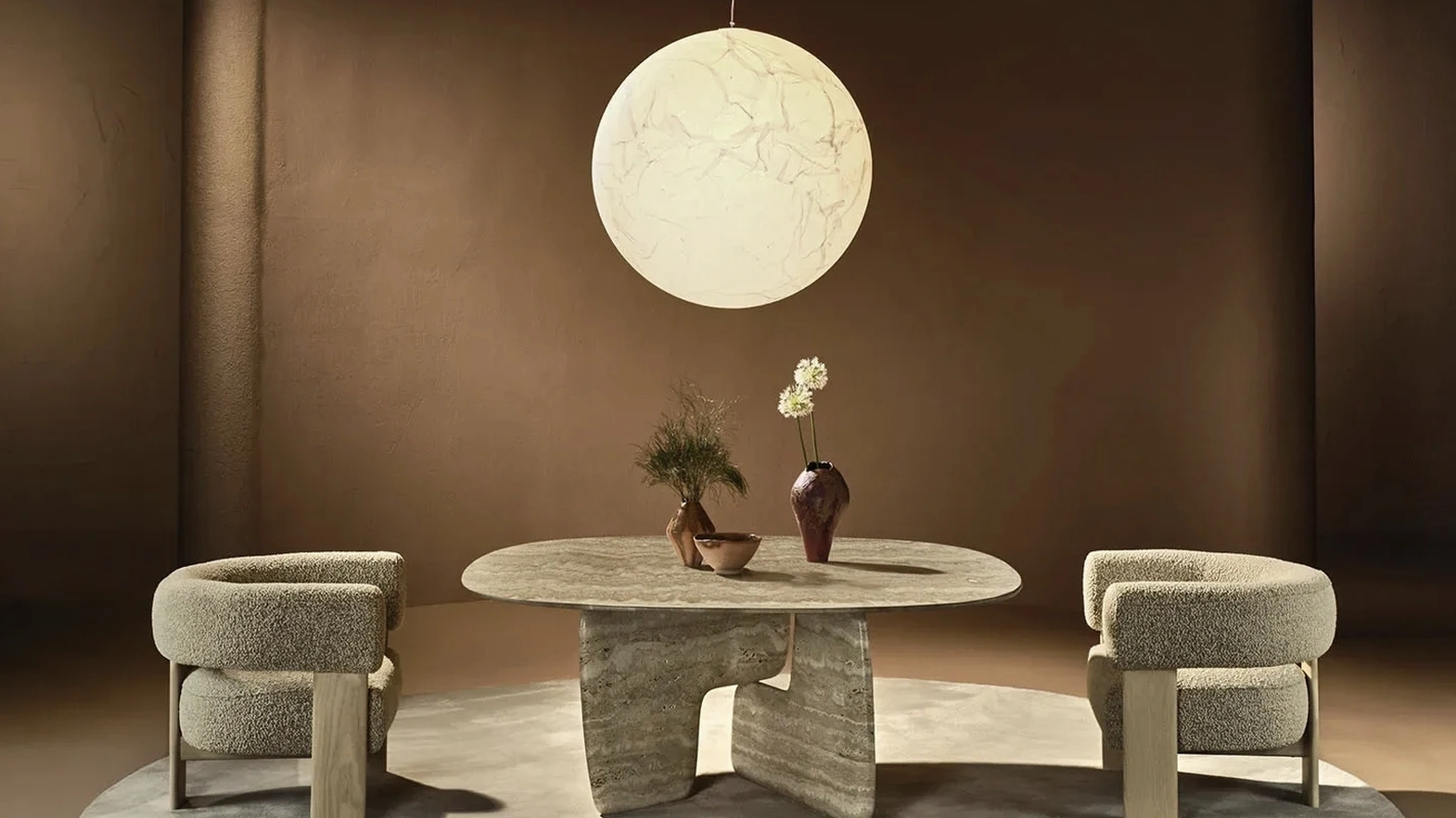 Tavolo in marmo Balance Lounge di Nature Design