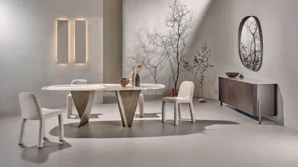 Tavolo in marmo Patagonia Blow di Nature Design