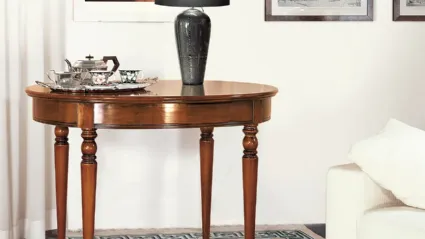 Tavolo rotondo in legno Perla di Le Fablier
