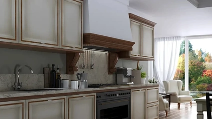 Cucina Classica lineare I Ciliegi composizione 06 di Le Fablier