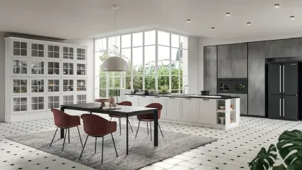 Cucina Classica con penisola Old Line Elite 04 di Astra