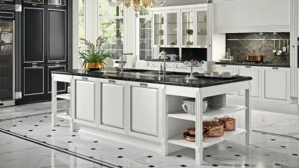 Cucina Classica con isola Pegaso Elite 05 di Astra