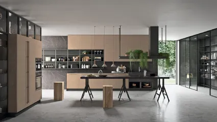 Cucina Design ad angolo Mood 02 di Astra