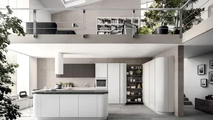 Cucina Design con penisola XXL 05 di Astra