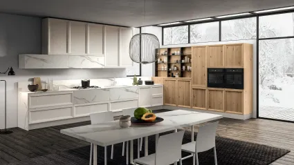 Cucina Moderna angolare Atelier Contemporaneo 02 di Astra