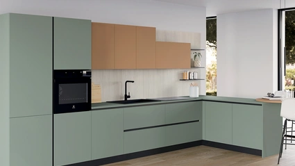 Cucina Moderna con penisola Chef 01 di Astra