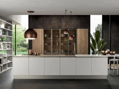 Cucina Moderna con isola Aria 02 di Febal Casa