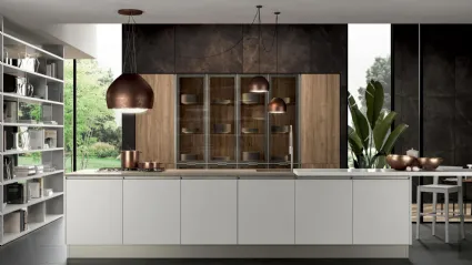 Cucina Moderna con isola Aria 02 di Febal Casa