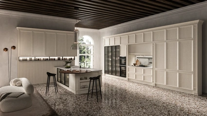 Cucina Moderna con penisola Impero Elite 01 di Astra