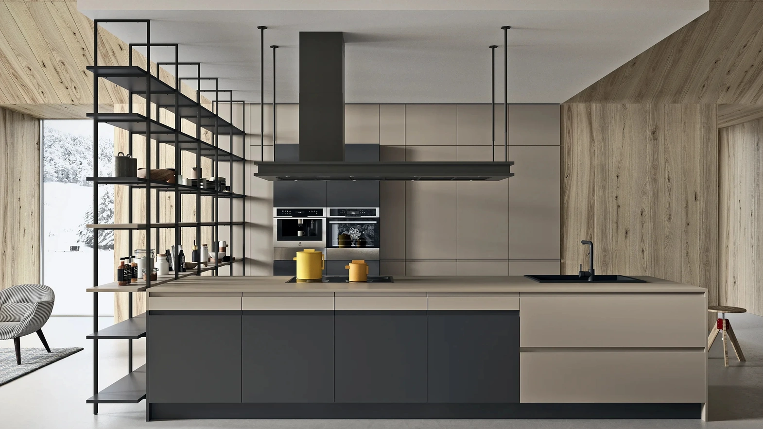 Cucina Moderna Line Moderno 18 di Astra