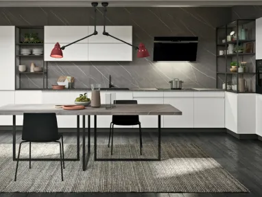 Cucina Moderna angolare Line Moderno 19 di Astra