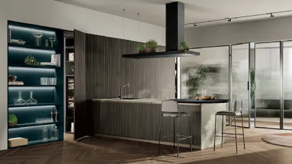 Cucina Moderna Modula Anta Profilo C 01 di Febal Casa