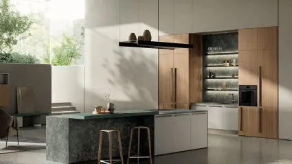 Cucina Moderna Modula Anta Square 02 di Febal Casa