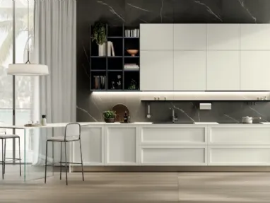Cucina Moderna Modula Anta Telaio 01 di Febal Casa