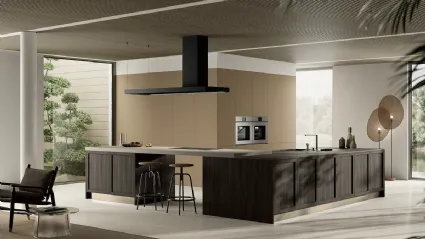 Cucina Moderna Modula Anta Telaio 02 di Febal Casa