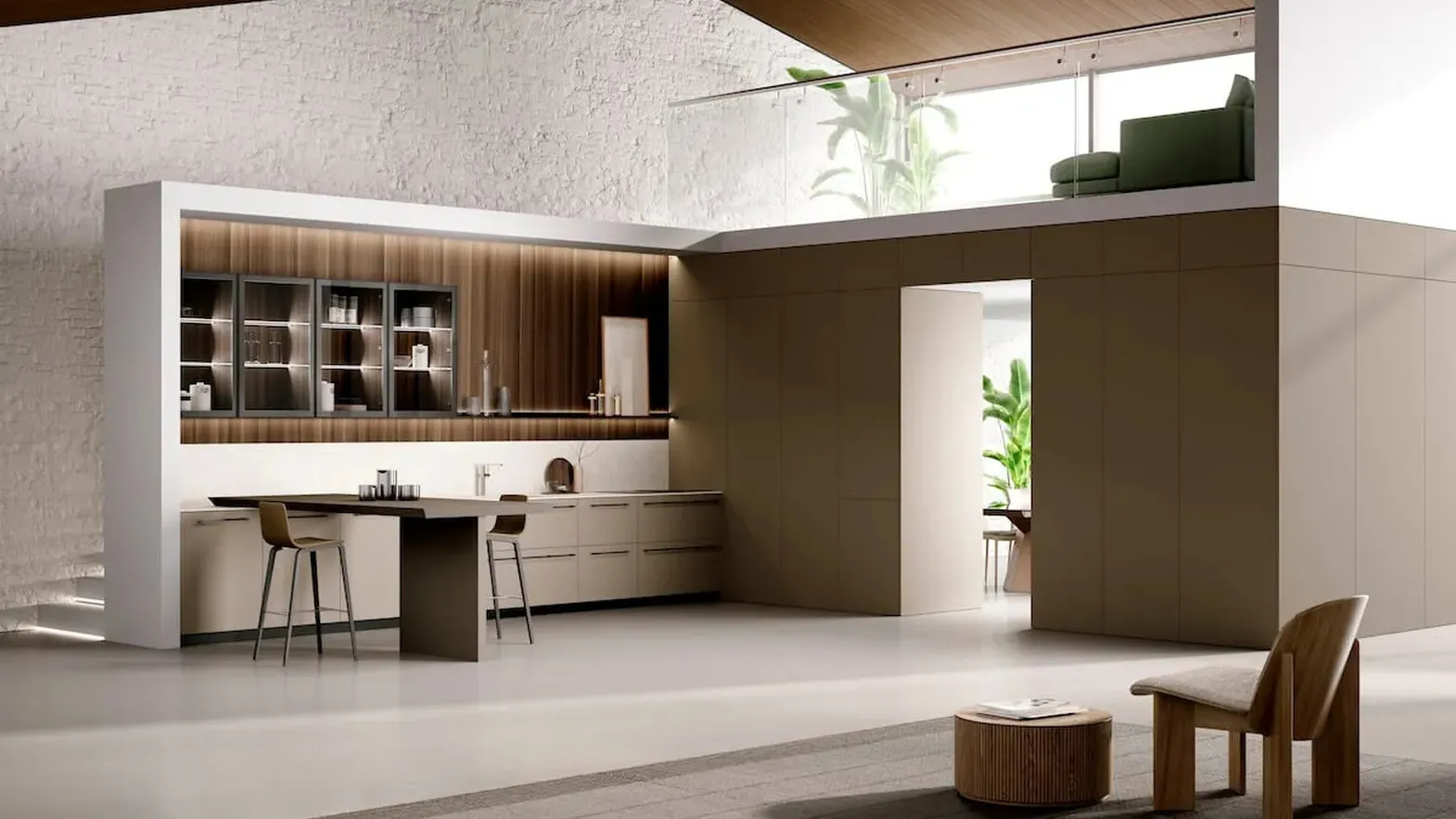 Cucina Moderna Modula Composizione 05 di Febal Casa