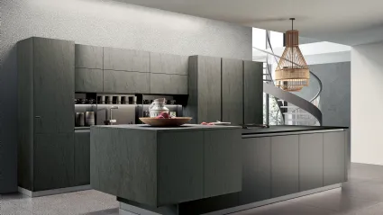 Cucina Moderna con isola Modula Line 03 di Febal Casa