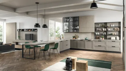 Cucina Moderna in laccato a poro aperto Old Line Moderno 20 di Astra