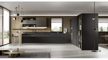 Cucina Moderna con penisola Origina 02 04 di Febal Casa