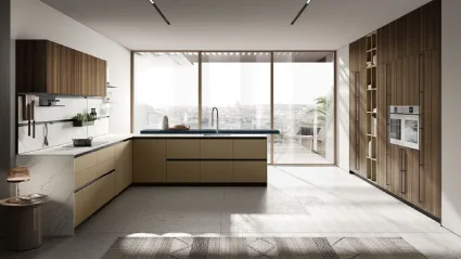 Cucina Moderna con penisola Origina 01 06 di Febal Casa