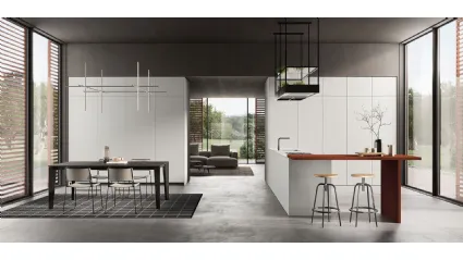 Cucina Moderna con penisola Origina 01 07 di Febal Casa