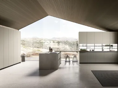 Cucina Moderna Origina Anta Telaio Alluminio 02 di Febal Casa