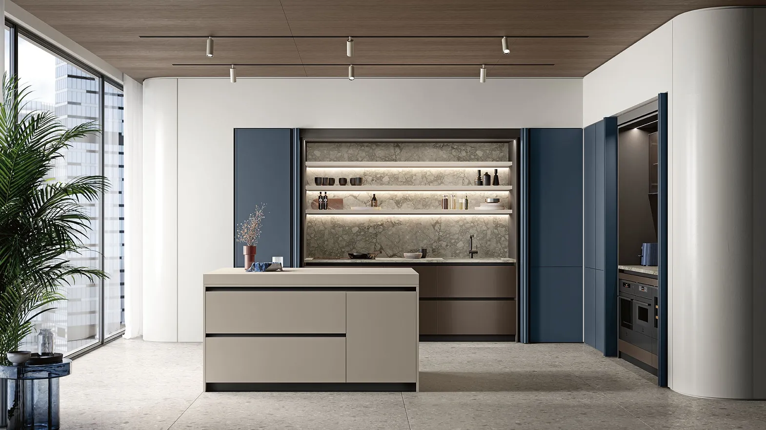 Cucina Moderna Origina Vol II - Composizione 05 di Febal Casa