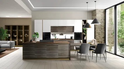 Cucina Moderna Rio Rovere e Perla di Evo Cucine