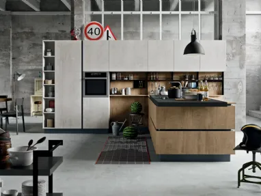 Cucina Moderna SP-22 Industrial 05 di Astra