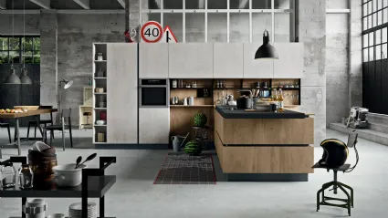 Cucina Moderna SP-22 Industrial 05 di Astra