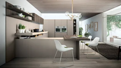 Cucina Moderna con penisola SP-22 Moderno 13 di Astra