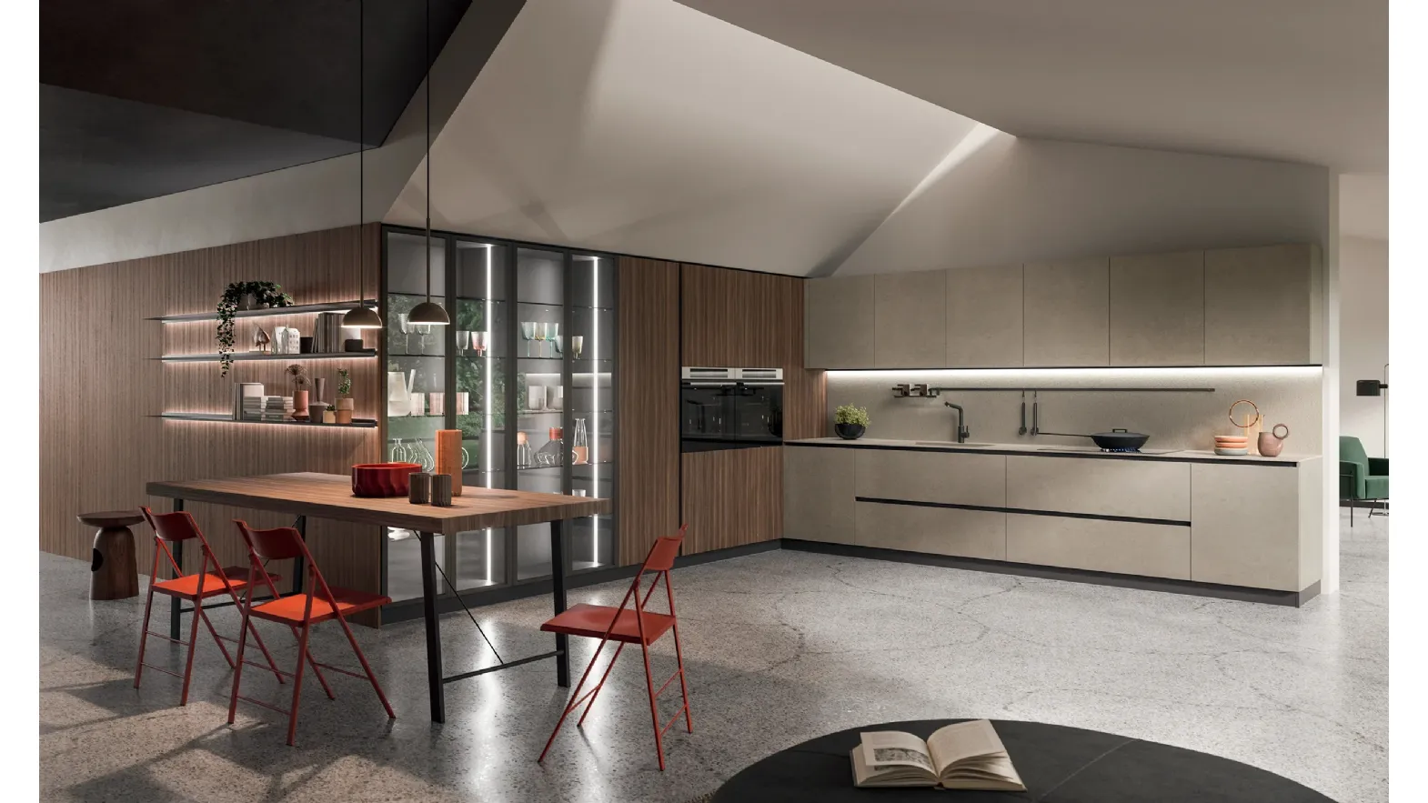 Cucina Moderna angolare Twenty Moderno 05 di Astra