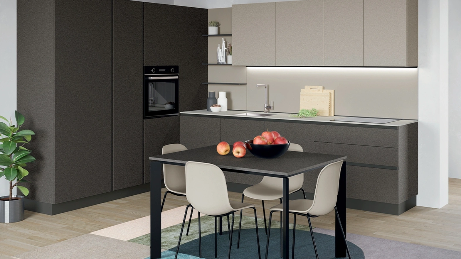 Cucina angolare su misura Chef 03 di Astra