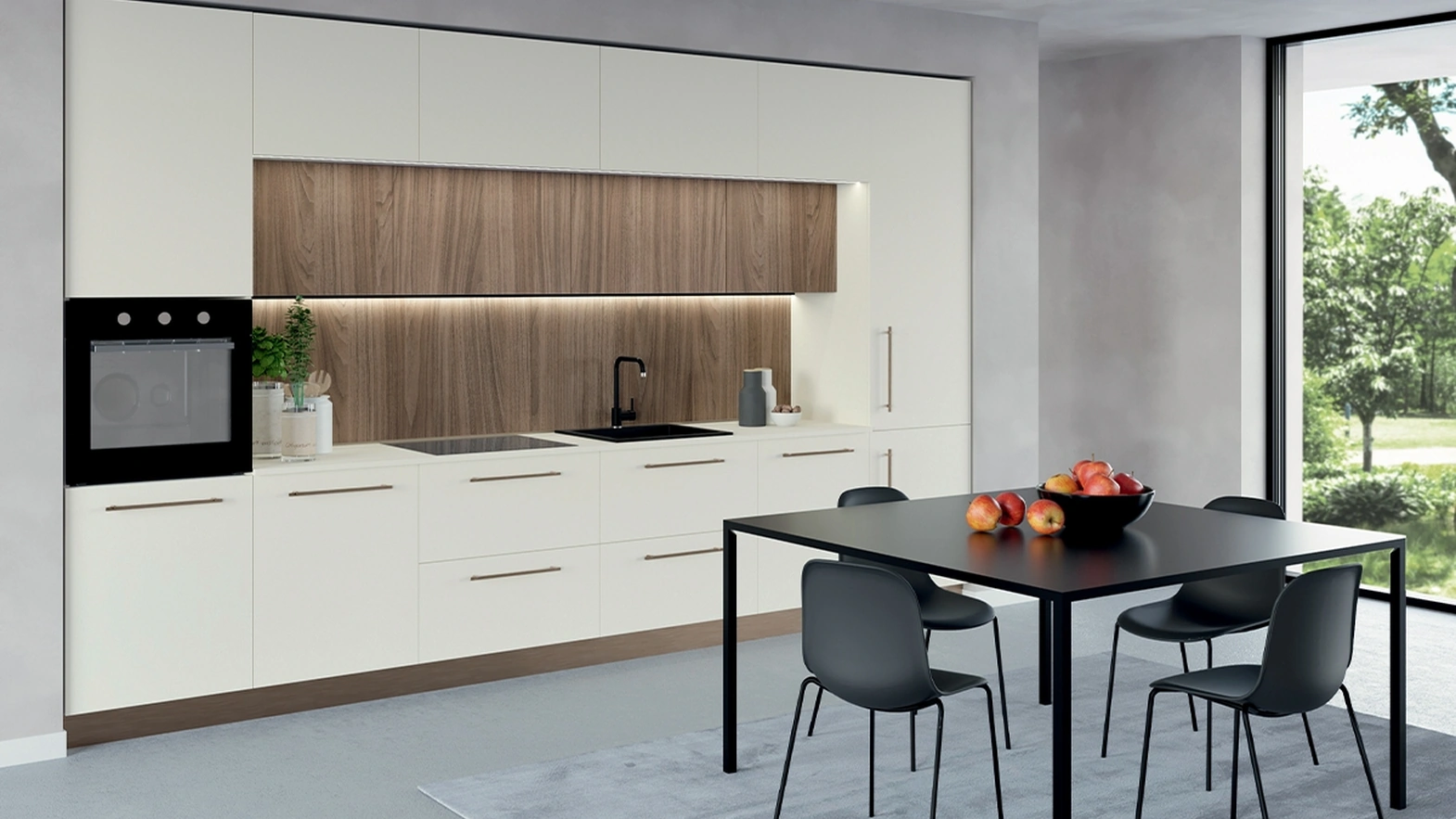 Cucina lineare su misura Chef 04 di Astra