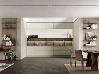 Cucina su misura Modula Anta Sagoma J 01 di Febal Casa