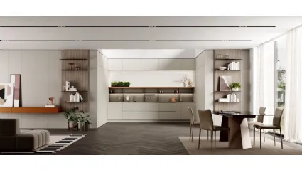 Cucina su misura Modula Anta Sagoma J 01 di Febal Casa