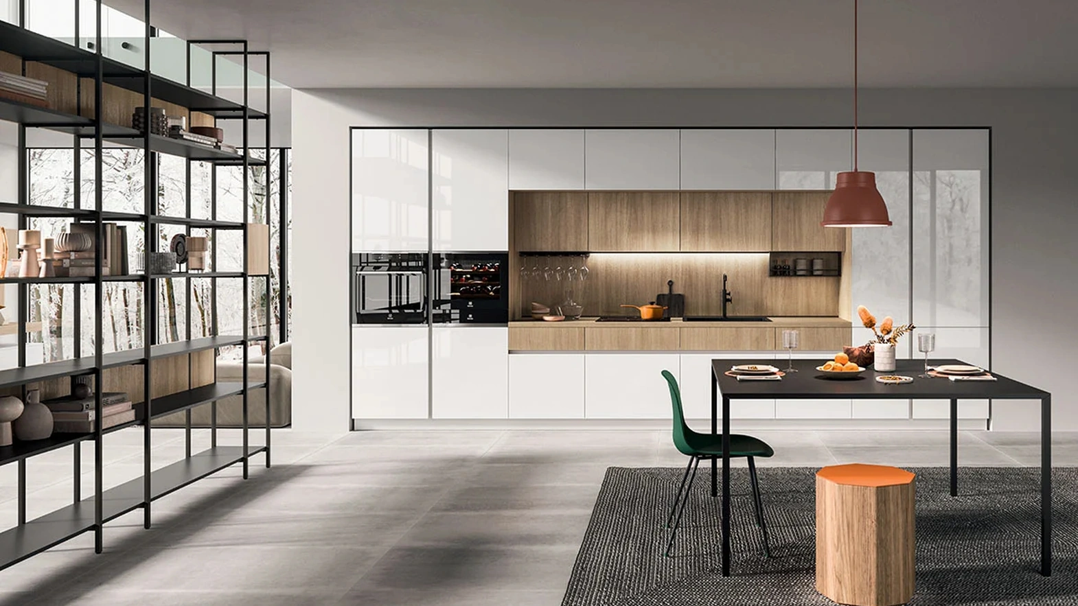 Cucina su misura Twenty Moderno 08 di Astra